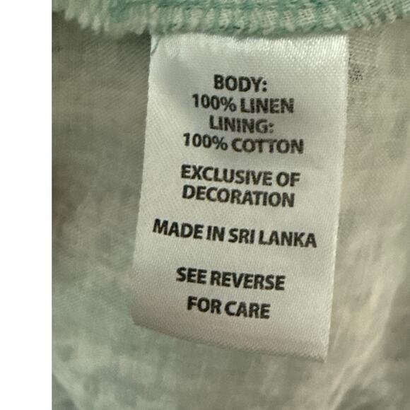 Spartina‎ 449 Saylor Resort Linen-Blend Midi Dress Pockets Size Medium - Picture 12 of 12